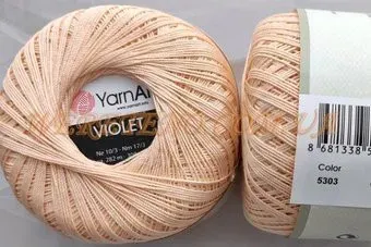 Yarnart Violet 5303 (282 м, нежный персиковый, 6 мотков)