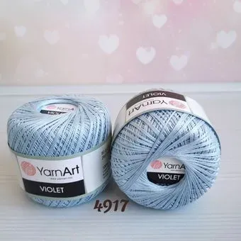 Yarnart Violet 4917 (282 м, голубой, 6 мотков)