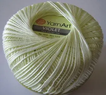 Yarnart Violet 326 (282 м, молочный, 6 мотков)
