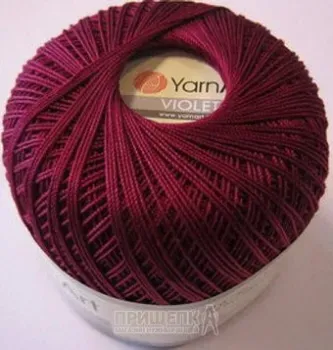 Yarnart Violet 112 (282 м, бордо, 6 мотков)