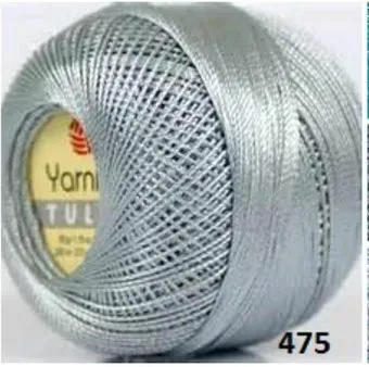 Yarnart Tulip 475 50 г 250 м (серебро)