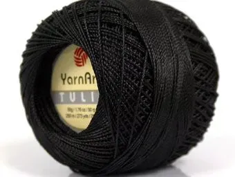 Yarnart Tulip 400 50 г 250 м (черный)