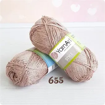 Yarnart Style 655 50 г 185 м (бежевый)