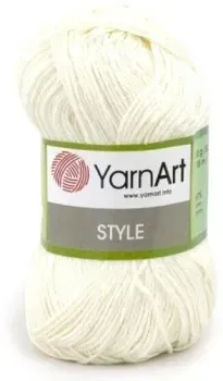 Yarnart Style 653 50 г 185 м (молочный)