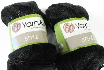 Yarnart Style 651 50 г 185 м (черный)