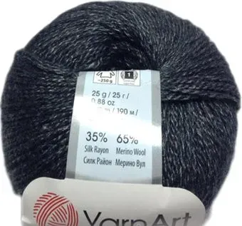 Yarnart Silky Wool 335 25 г 190 м (темный джинс)