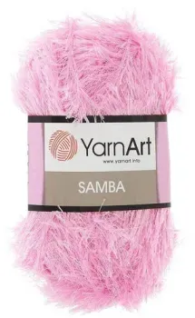 Yarnart Samba 100% полиэстер 2008 100 г (150 м, светло-розовый)