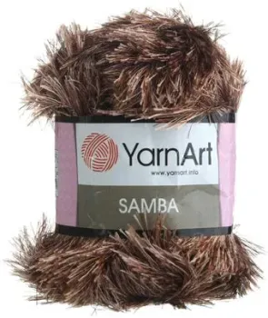 Yarnart Samba 100% полиэстер 199 100 г (150 м, коричневый)