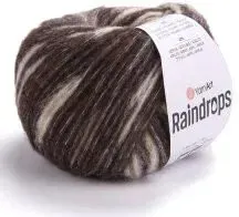 Yarnart Raindrops 2911 50 г 115 м (коричневый с бежевый)