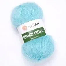 Yarnart Mohair Trendy 142 100 г 220 м (бирюза)