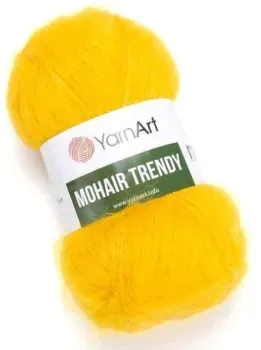 Yarnart Mohair Trendy 136 100 г 220 м (желтый)