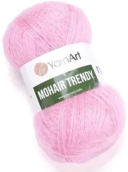 Yarnart Mohair Trendy 127 100 г 220 м (розовый)