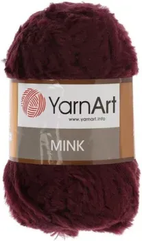 Yarnart Mink 339 50 г 75 м (вишневый)