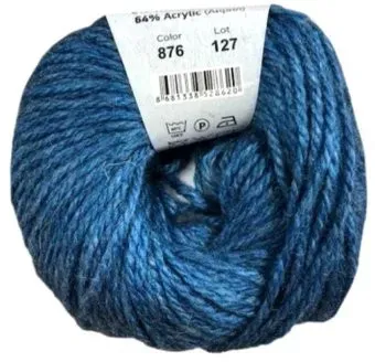 Yarnart Milano 876 50 г 130 м (лазурный)