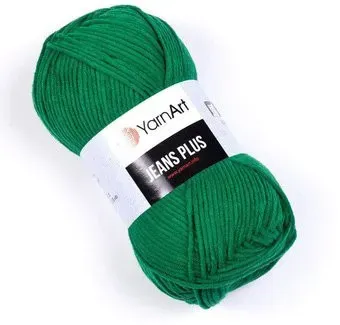 Yarnart Jeans Plus 52 100 г 160 м (зеленый)