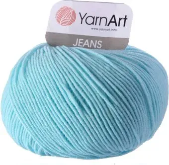 Yarnart Jeans 76 50 г 160 м (нежно-бирюзовый)