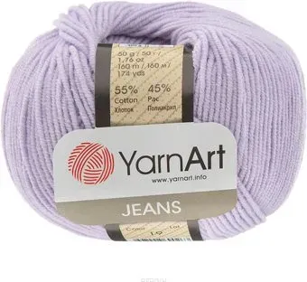 Yarnart Jeans 19 50 г 160 м (сиреневый)