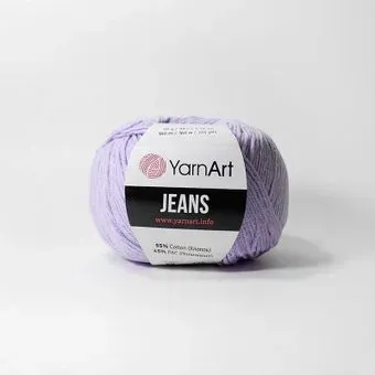 Yarnart Jeans 89 50 г 160 м (сиреневый)