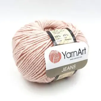 Yarnart Jeans 83 50 г 160 м (пудра)