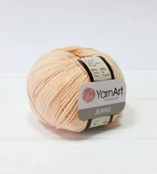 Yarnart Jeans 73 50 г 160 м (персик)