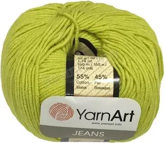Yarnart Jeans 29 50 г 160 м (оливковый)
