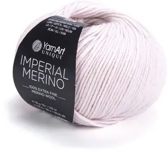 Yarnart Imperial Merino 3327 50 г 100 м (бледно-розовый)