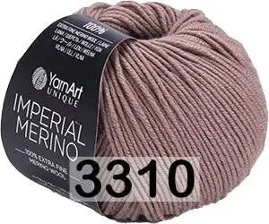 Yarnart Imperial Merino 3310 50 г 100 м (какао)