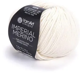Yarnart Imperial Merino 3303 50 г 100 м (молочный)