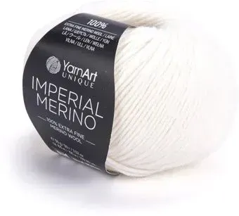 Yarnart Imperial Merino 3302 50 г 100 м (белый)