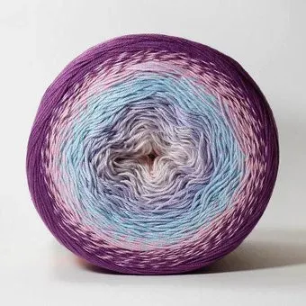 Yarnart Flowers 280 250 г 1000 м (фиолетовый; розовый; голубой; сиреневый)