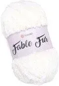 Yarnart Fable Fur 966 (120 м, молочный, 5 мотков)