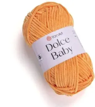 Yarnart Dolce Baby 852 50 г 85 м (оранжевый)