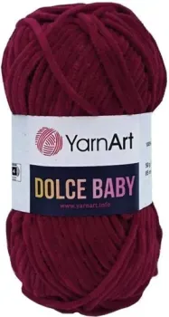 Yarnart Dolce Baby 752 50 г 85 м (винный)