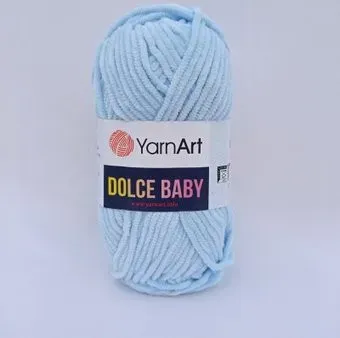 Yarnart Dolce Baby 749 50 г 85 м (светло-голубой)