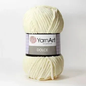 Yarnart Dolce 100% микрополиэстер 783 100 г (120 м, нежный лимон)