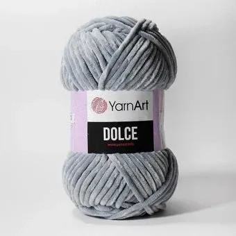 Yarnart Dolce 100% микрополиэстер 782 100 г (120 м, серебро)