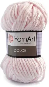 Yarnart Dolce 100% микрополиэстер 781 100 г (120 м, бледно-розовый)
