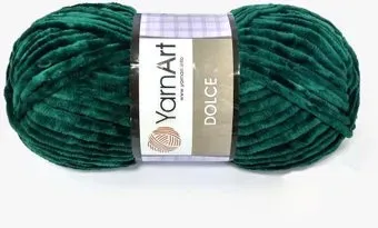 Yarnart Dolce 100% микрополиэстер 774 100 г (120 м, изумруд)