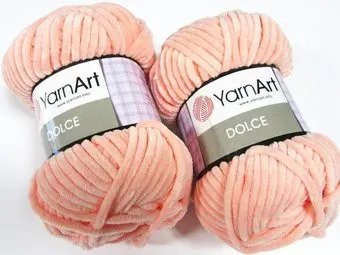Yarnart Dolce 100% микрополиэстер 764 100 г (120 м, персик)