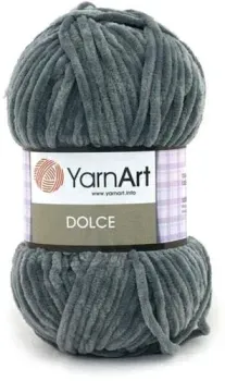 Yarnart Dolce 100% микрополиэстер 760 100 г (120 м, серый)