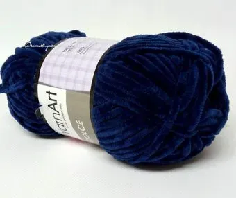Yarnart Dolce 100% микрополиэстер 756 100 г (120 м, темно-синий)