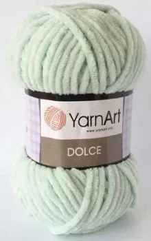 Yarnart Dolce 100% микрополиэстер 753 100 г (120 м, нежный мятный)
