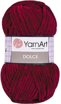 Yarnart Dolce 100% микрополиэстер 752 100 г (120 м, винный)