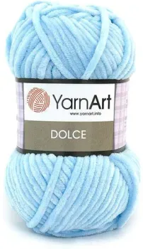 Yarnart Dolce 100% микрополиэстер 749 100 г (120 м, нежно-голубой)