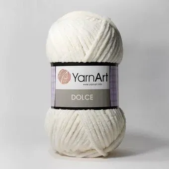 Yarnart Dolce 100% микрополиэстер 745 100 г (120 м, молочный)