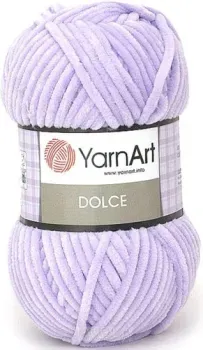 Yarnart Dolce 100% микрополиэстер 744 100 г (120 м, нежный сиреневый)
