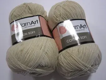 Yarnart Cotton Soft 87 100 г 600 м (светлый бежевый)