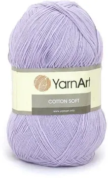 Yarnart Cotton Soft 19 100 г 600 м (нежно-сиреневый)