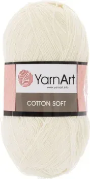 Yarnart Cotton Soft 03 100 г 600 м (молочный)