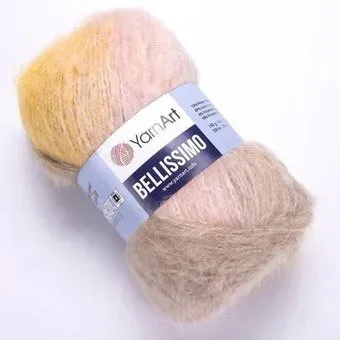 Yarnart Bellissimo 1410 150 г 330 м (бежево-желтый)